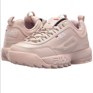 Baby Pink Filas Shoes for Women